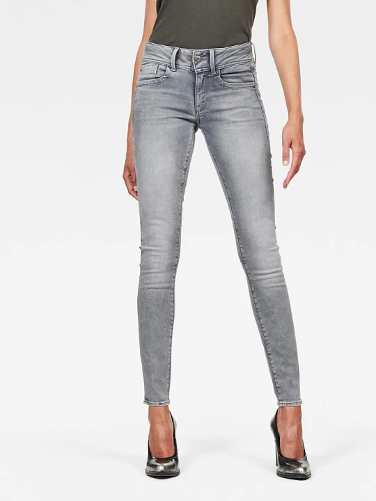 Zdjęcie produktu G-Star Dżinsy - Skinny fit - w kolorze szarym rozmiar: W30/L28