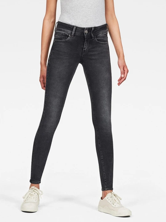 Zdjęcie produktu G-Star Dżinsy - Super Skinny fit - w kolorze szarym rozmiar: W26/L34
