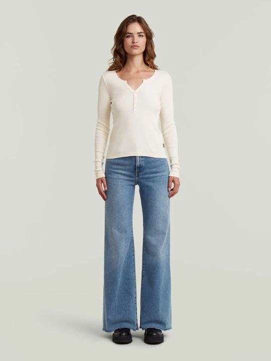 Zdjęcie produktu G-Star Dżinsy - Wide Leg - w kolorze niebieskim rozmiar: W27 / L30