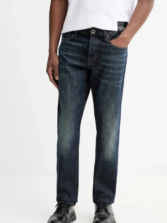Zdjęcie produktu G-Star Jeansy 3301 Regular Tapered granatowy