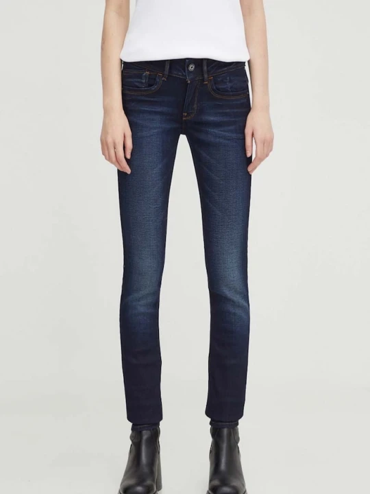 Zdjęcie produktu G-Star jeansy Lynn Mid Skinny granatowy