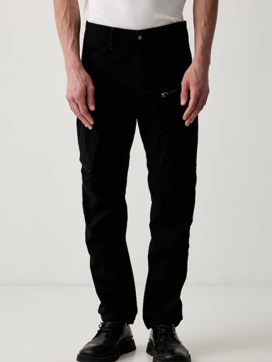 Zdjęcie produktu G-Star jeansy tapered męskie Rovic Zip 3D Regular Tapered czarny