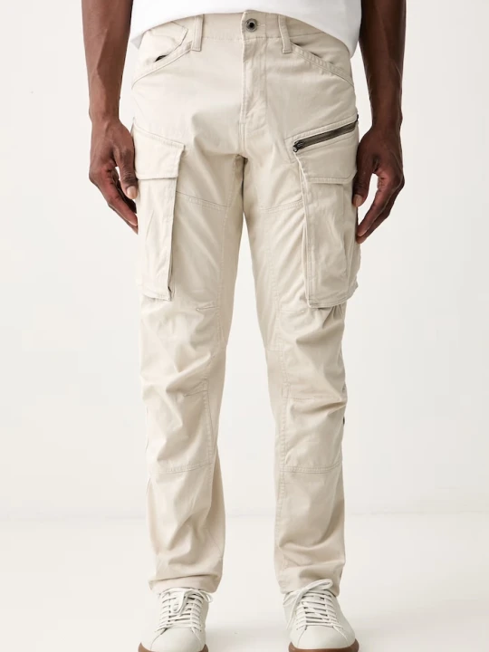 Zdjęcie produktu G-Star jeansy tapered męskie Rovic Zip 3D Regular Tapered beżowy