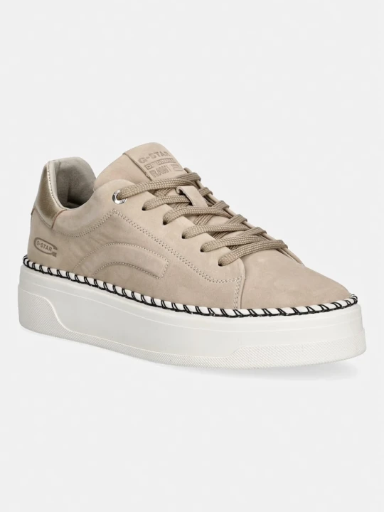 Zdjęcie produktu G-Star JORD NUB W sneakersy damskie nubukowe beżowy