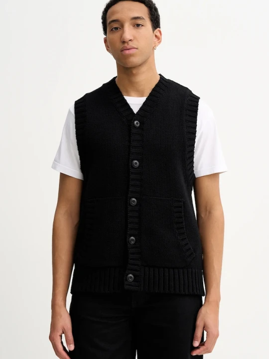 Zdjęcie produktu G-Star kamizelka bawełniana Heavy vest czarny