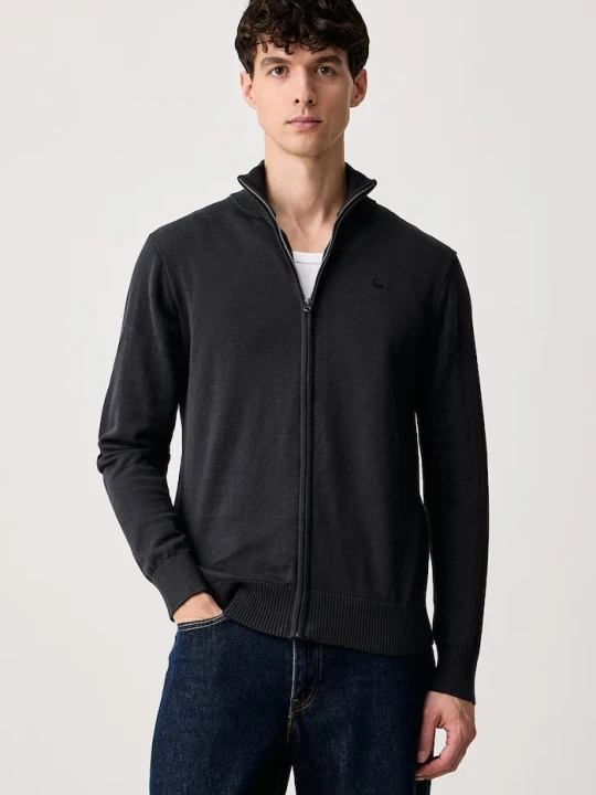 Zdjęcie produktu G-Star kardigan męski z bawełną Core refined full zip granatowy