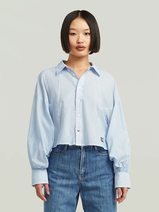 Zdjęcie produktu G-Star Koszula - Loose fit - w kolorze błękitnym rozmiar: M