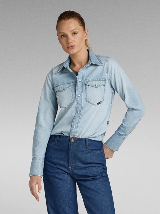 Zdjęcie produktu G-Star Koszula - Slim fit - w kolorze błękitnym rozmiar: M