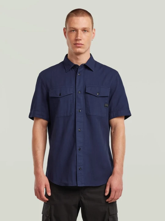 Zdjęcie produktu G-Star Koszula - Slim fit - w kolorze granatowym rozmiar: M