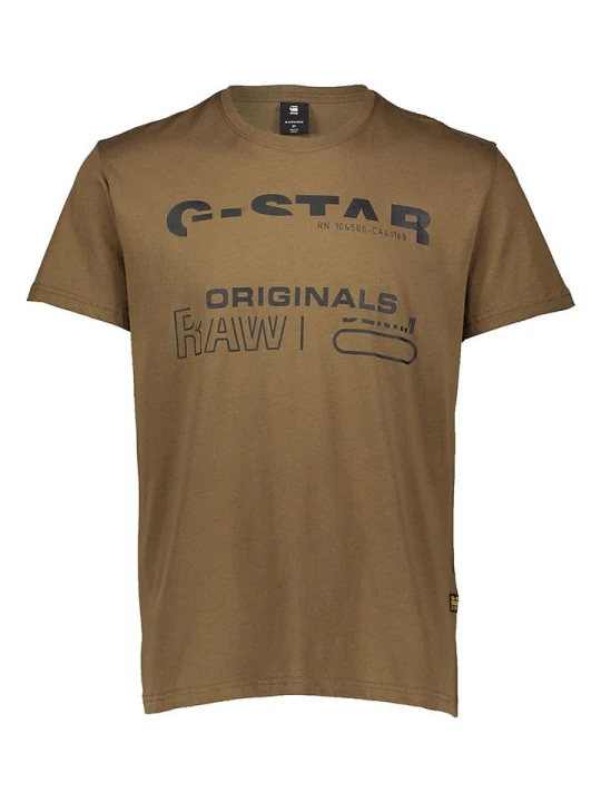Zdjęcie produktu G-Star Koszulka w kolorze khaki rozmiar: S