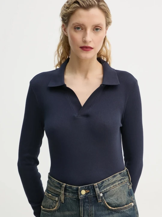 Zdjęcie produktu G-Star longsleeve bawełniany granatowy
