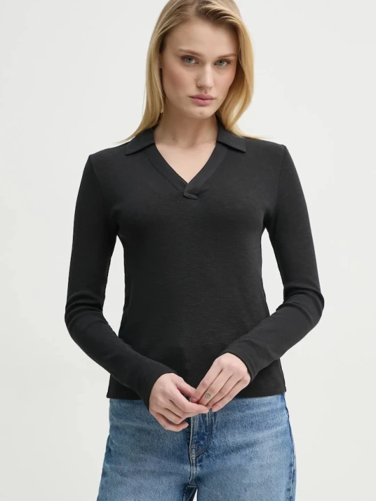 Zdjęcie produktu G-Star longsleeve bawełniany czarny