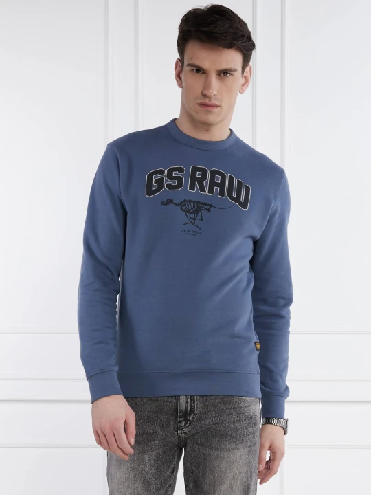 Zdjęcie produktu G- Star Raw Bluza Skeleton dog gr r sw | Regular Fit G-Star Raw granatowy