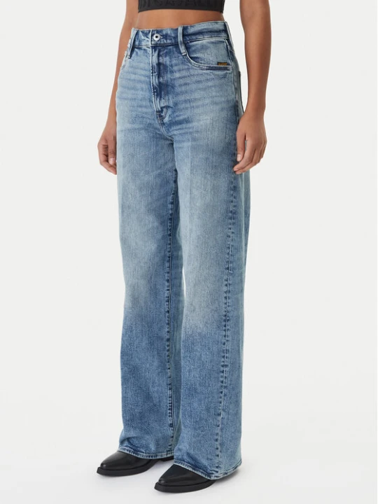 Zdjęcie produktu G-Star Raw Jeansy Deck 2.0 D23591-E205 Niebieski Wide Leg