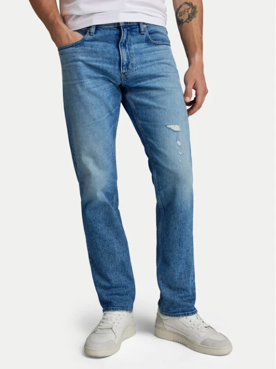 Zdjęcie produktu G-Star Raw Jeansy Mosa D23692-D503 Niebieski Straight Fit