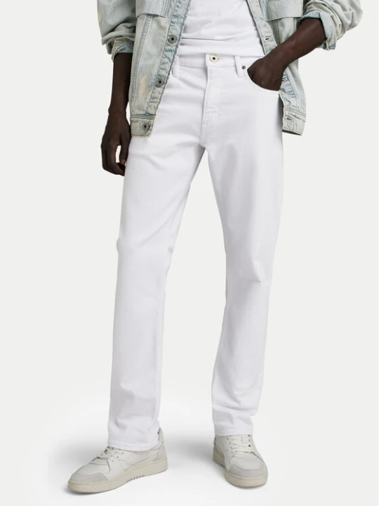 Zdjęcie produktu G-Star Raw Jeansy Mose D23692-D552 Biały Straight Fit
