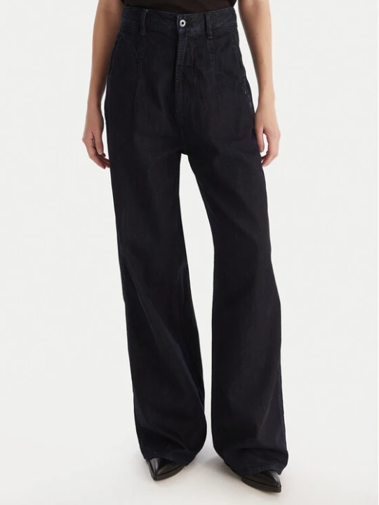 Zdjęcie produktu G-Star Raw Jeansy Roos D27705-D536 Granatowy Wide Leg