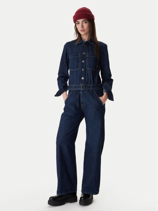 Zdjęcie produktu G-Star Raw Kombinezon D26877-E090 Granatowy Relaxed Fit