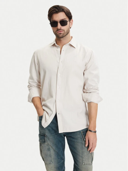 Zdjęcie produktu G-Star Raw Koszula Clean D25196-D454 Écru Regular Fit Kremowy