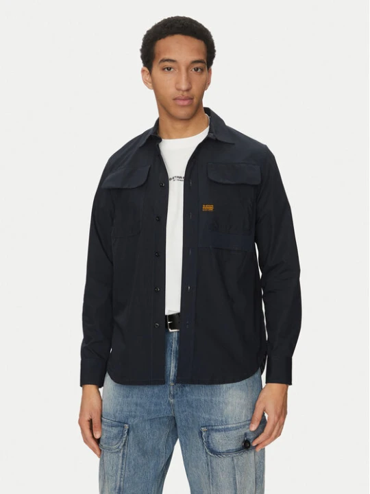 Zdjęcie produktu G-Star Raw Koszula Cpo Utility D26470-C973 C742 Granatowy Regular Fit