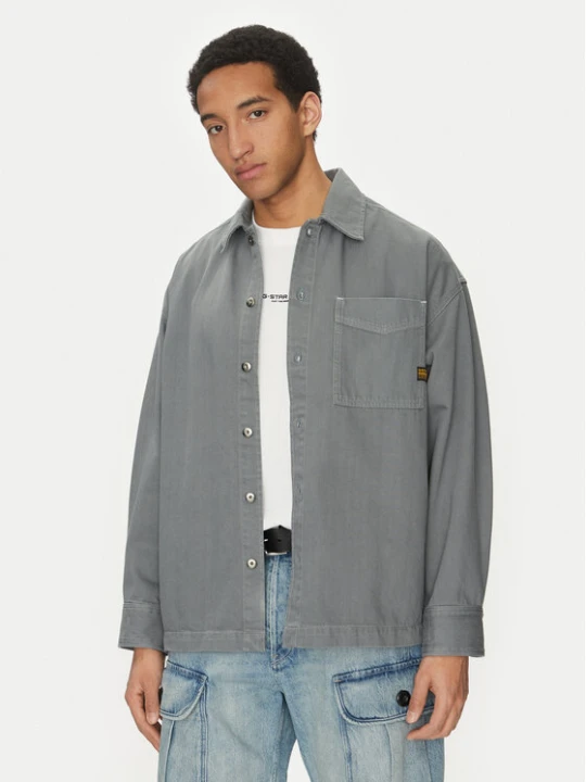 Zdjęcie produktu G-Star Raw Koszula D23007-D300 H116 Szary Boxy Fit