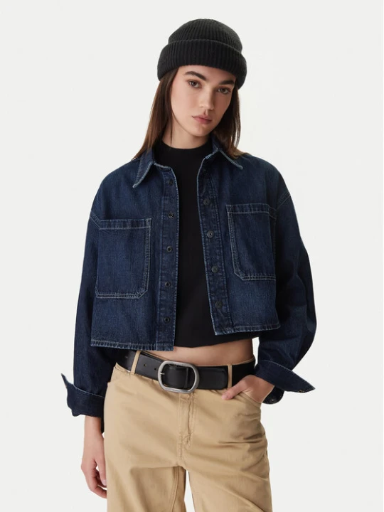 Zdjęcie produktu G-Star Raw Koszula jeansowa D26851-E090 Granatowy Boxy Fit