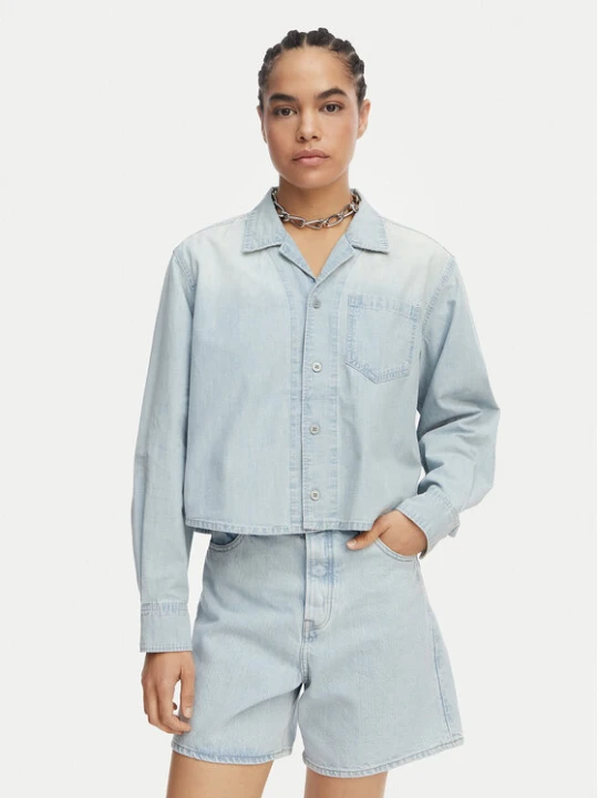 Zdjęcie produktu G-Star Raw Koszula jeansowa Resort D29076-E356 Niebieski jasny Relaxed Fit