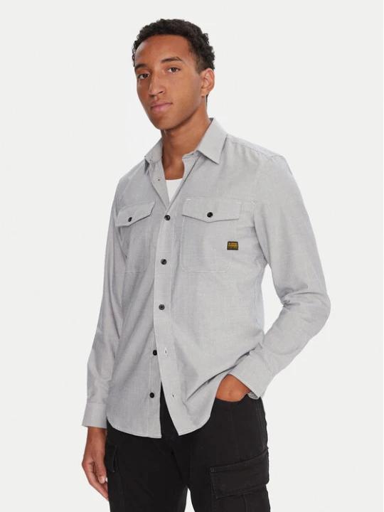 Zdjęcie produktu G-Star Raw Koszula Marine D24963-C290 Khaki Slim Fit