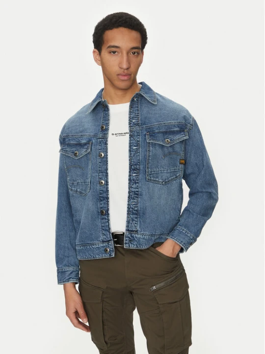 Zdjęcie produktu G-Star Raw Kurtka jeansowa Dakota D23593-D536 H152 Niebieski Regular Fit