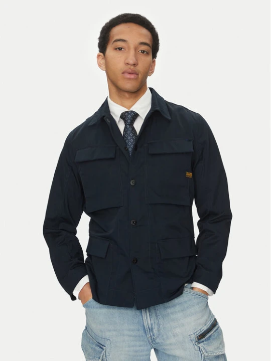 Zdjęcie produktu G-Star Raw Kurtka przejściowa 4 Pkt Overshirt D26429-D387 Granatowy Slim Fit