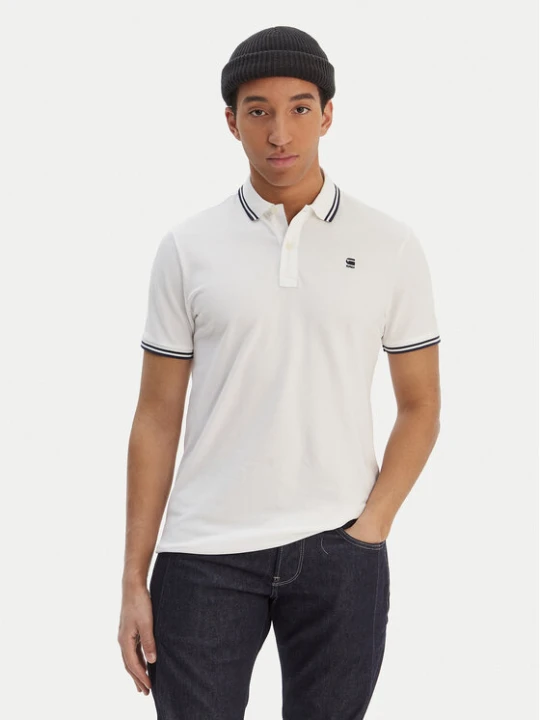 Zdjęcie produktu G-Star Raw Polo Dunda D17127-5864 Biały Regular Fit