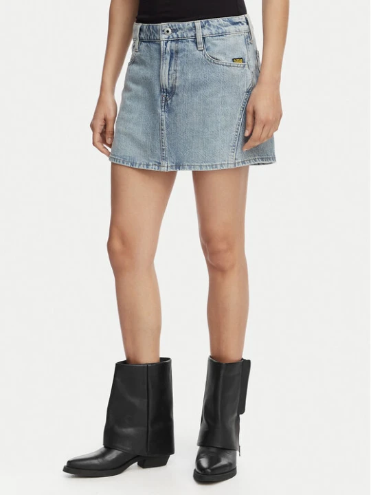 Zdjęcie produktu G-Star Raw Spódnica jeansowa Cinch D28409-E352 Niebieski Regular Fit