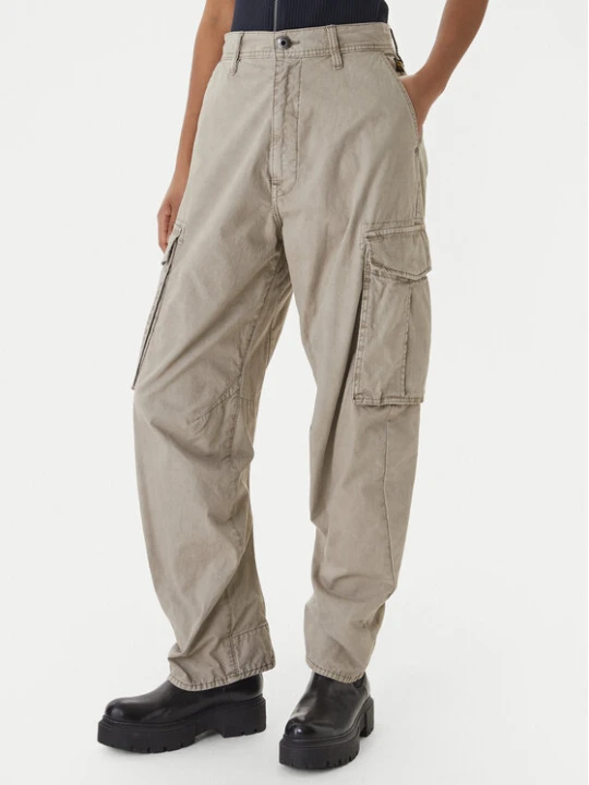 Zdjęcie produktu G-Star Raw Spodnie materiałowe D28756-D388 Beżowy Boyfriend Fit