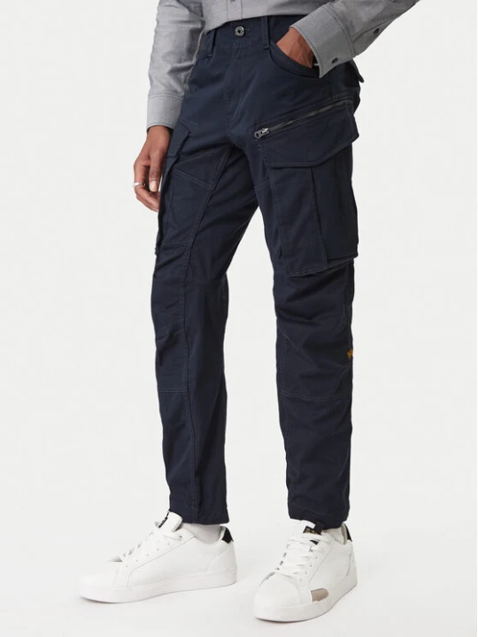 Zdjęcie produktu G-Star Raw Spodnie materiałowe Rovic 3D D02190 Granatowy Regular Fit