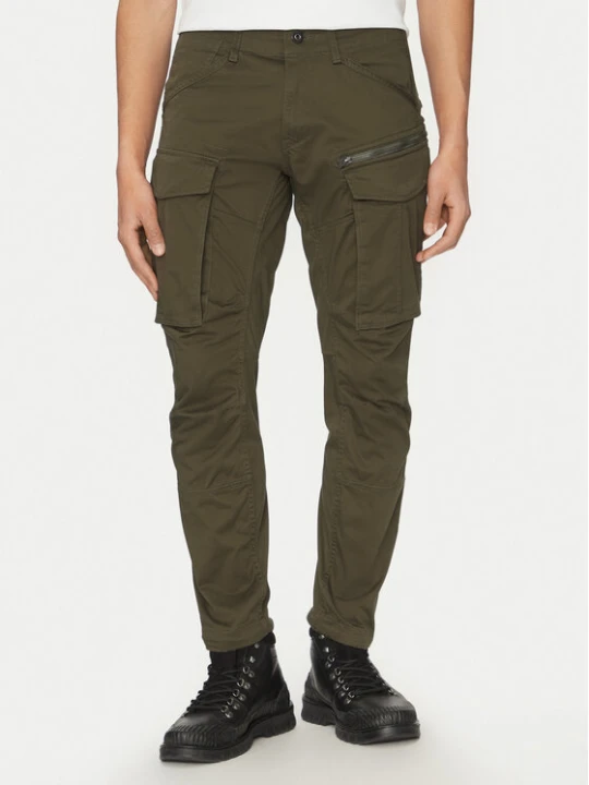 Zdjęcie produktu G-Star Raw Spodnie materiałowe Rovic D02190-5126-6059 Zielony Tapered Fit