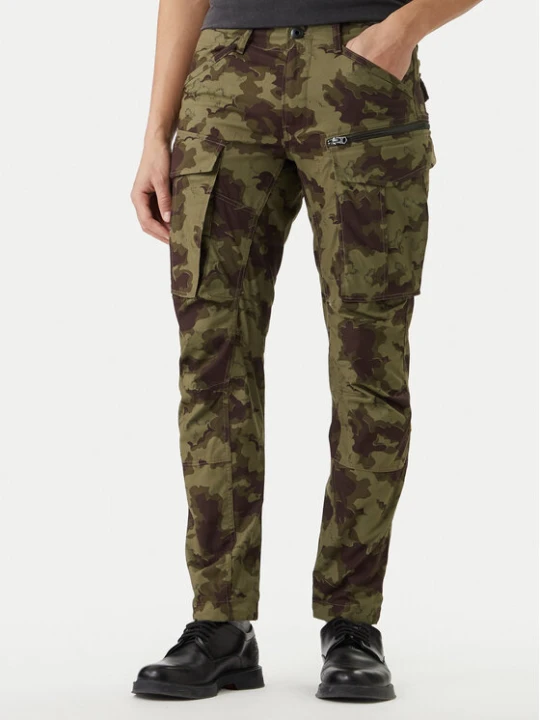 Zdjęcie produktu G-Star Raw Spodnie materiałowe Rovic D02190-D553 Zielony Regular Fit