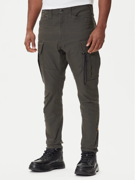 Zdjęcie produktu G-Star Raw Spodnie materiałowe Zip Pocket 3D D24307-E172 Zielony Skinny Fit