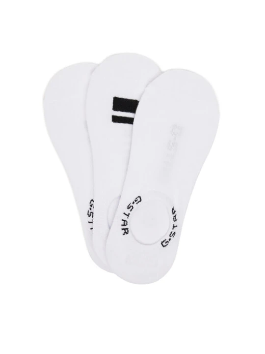 Zdjęcie produktu G-Star Raw Stopki AS_G-STAR_S_020_SS25 (3-PACK) Biały
