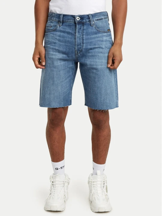 Zdjęcie produktu G-Star Raw Szorty jeansowe Dakota D24411-D536-G326 Niebieski Regular Fit