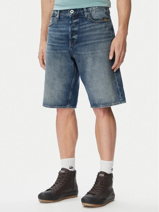 Zdjęcie produktu G-Star Raw Szorty jeansowe Deeggie D28474-E352 Niebieski Regular Fit