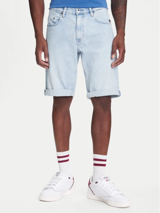 Zdjęcie produktu G-Star Raw Szorty jeansowe Mosa D24430-D549 Niebieski Regular Fit
