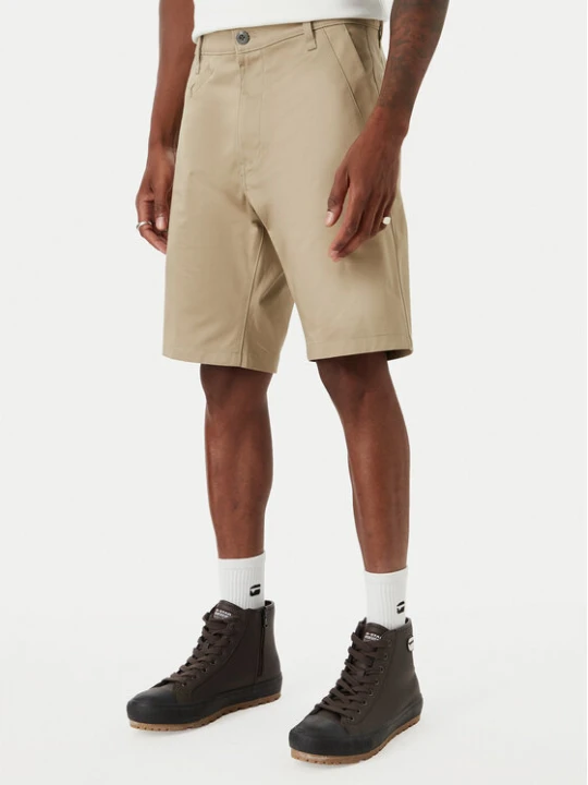 Zdjęcie produktu G-Star Raw Szorty materiałowe Bronson 3.0 D26337-5126 Beżowy Regular Fit