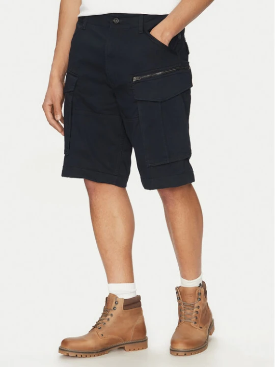 Zdjęcie produktu G-Star Raw Szorty materiałowe Rovic Zip D08566-5126 990 Czarny Relaxed Fit