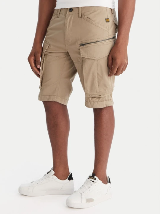 Zdjęcie produktu G-Star Raw Szorty materiałowe Rovic Zip D26214-5126 Zielony Relaxed Fit