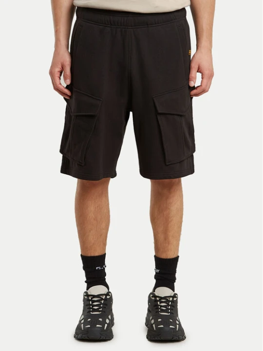 Zdjęcie produktu G-Star Raw Szorty sportowe Rovic D24452-D257 Czarny Relaxed Fit