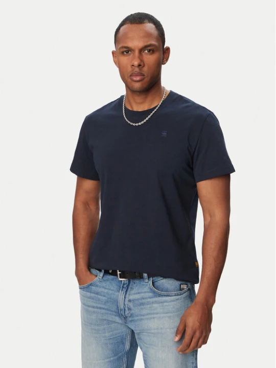 Zdjęcie produktu G-Star Raw T-Shirt Base-S D16411-336 Granatowy Regular Fit