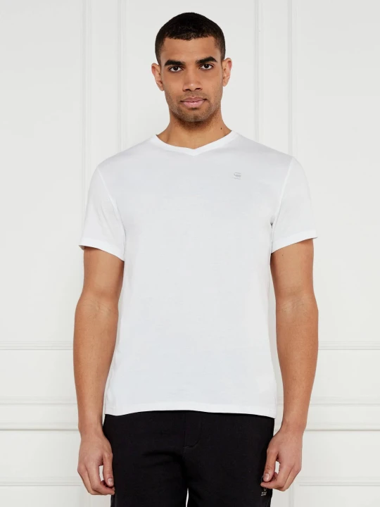 Zdjęcie produktu G- Star Raw T-shirt Base- v | Regular Fit G-Star Raw biały
