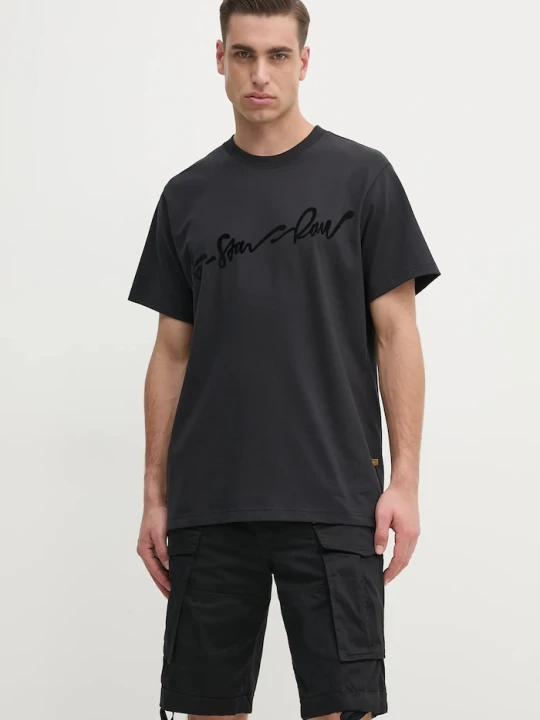 Zdjęcie produktu G-Star t-shirt bawełniany czarny