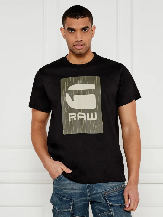 Zdjęcie produktu G- Star Raw T-shirt Burger box | Loose fit G-Star Raw czarny