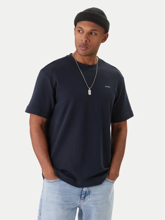 Zdjęcie produktu G-Star Raw T-Shirt D28609-C812 Granatowy Regular Fit
